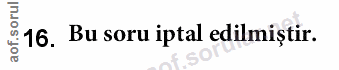 Soru 16