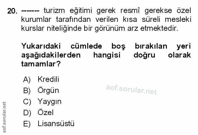 Soru 20