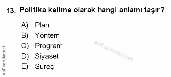 Soru 13