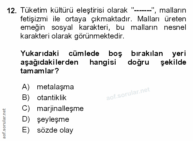 Soru 12