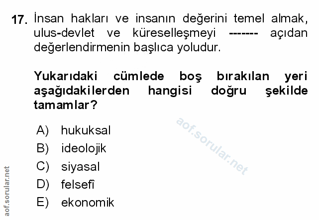 Soru 17