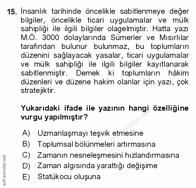 Soru 15