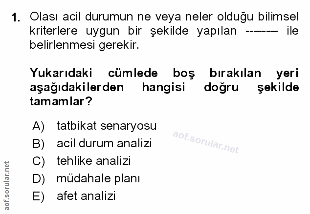 Soru 1