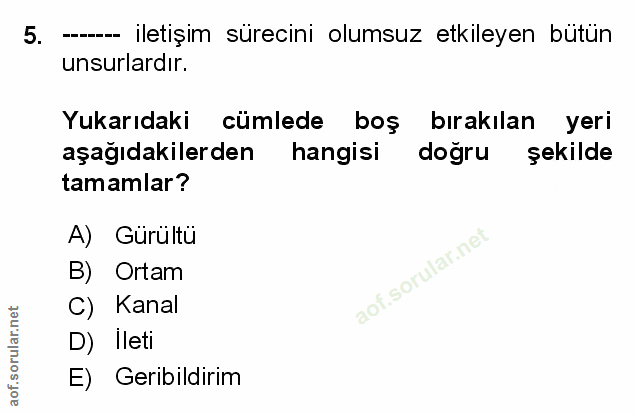 Soru 5