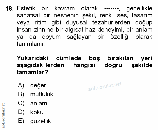 Soru 18