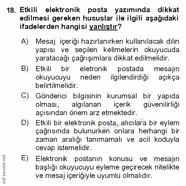 Soru 18