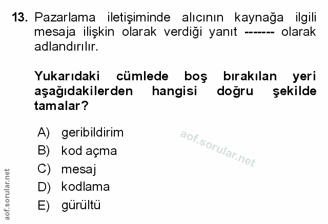 Soru 13