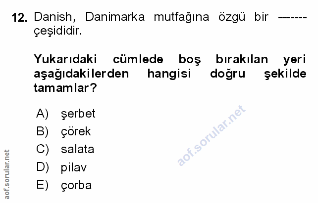 Soru 12