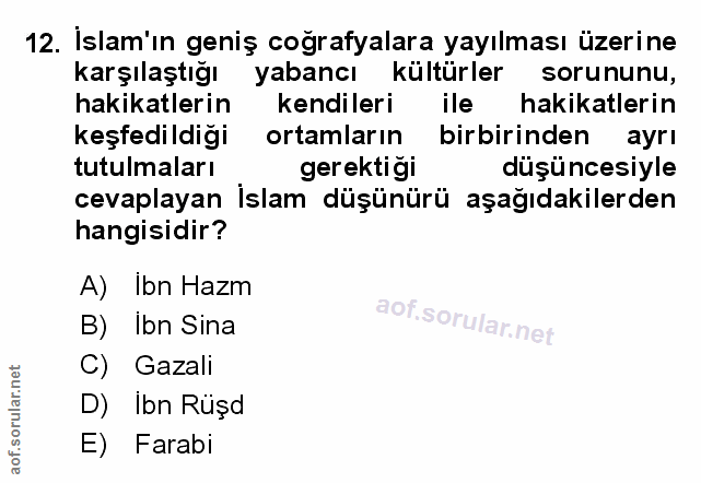Soru 12