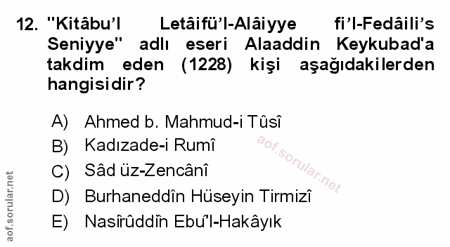 Soru 12