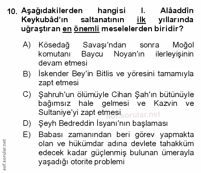 Soru 10