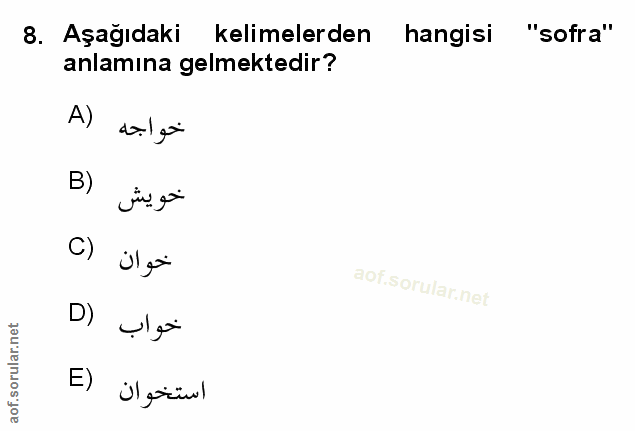 Soru 8