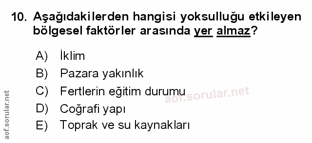 Soru 10