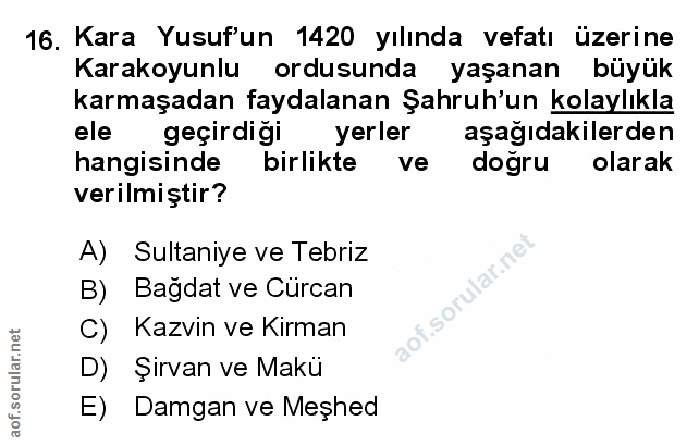 Soru 16