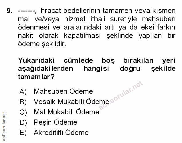 Soru 9