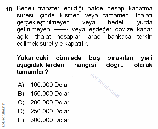 Soru 10