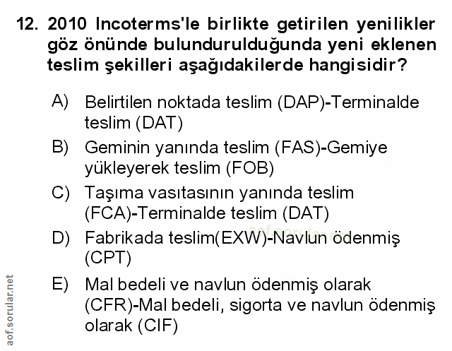Soru 12