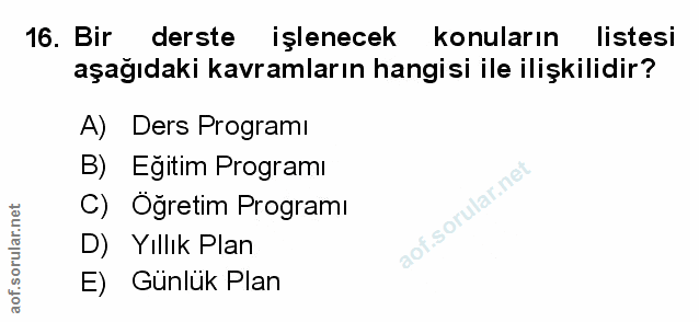 Soru 16