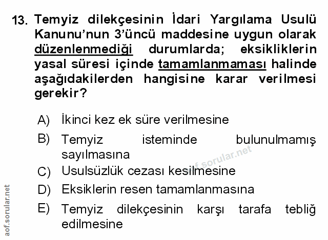 Soru 13