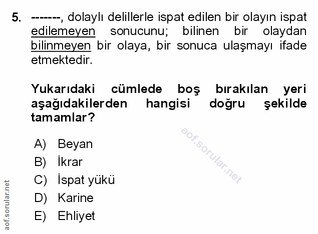 Soru 5
