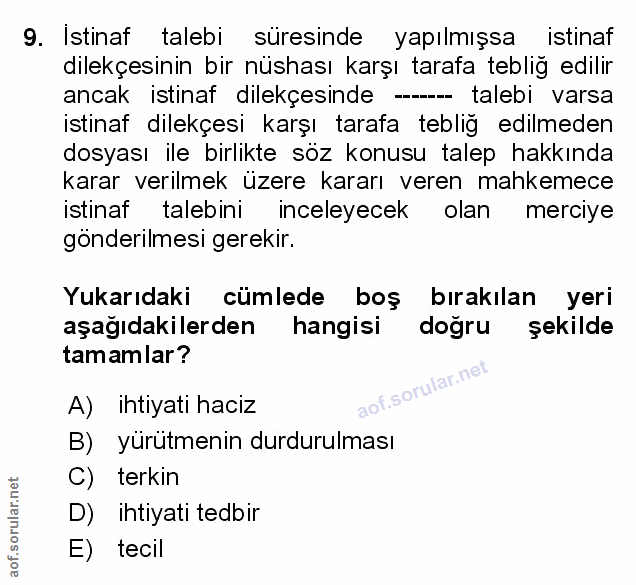 Soru 9