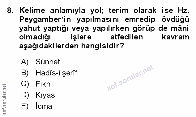 Soru 8