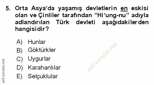 Soru 5