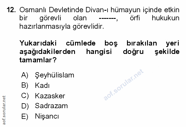 Soru 12
