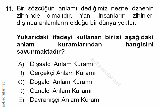 Soru 11
