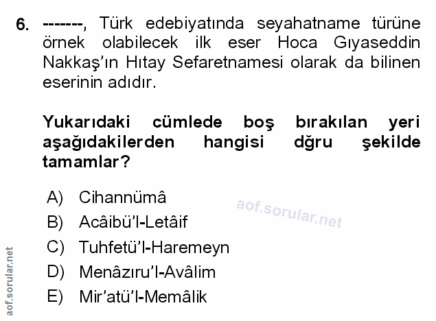 Soru 6