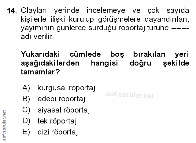 Soru 14