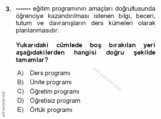 Soru 3