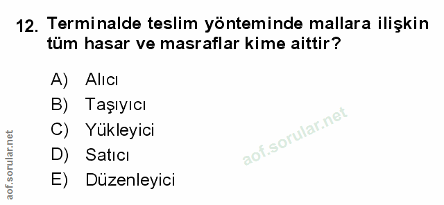 Soru 12