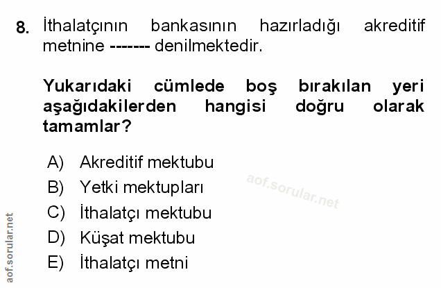 Soru 8