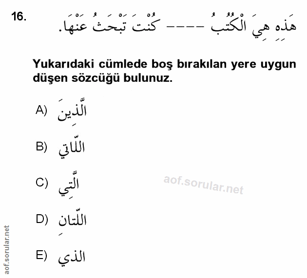 Soru 16
