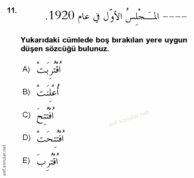 Soru 11