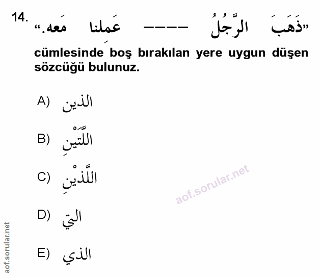 Soru 14