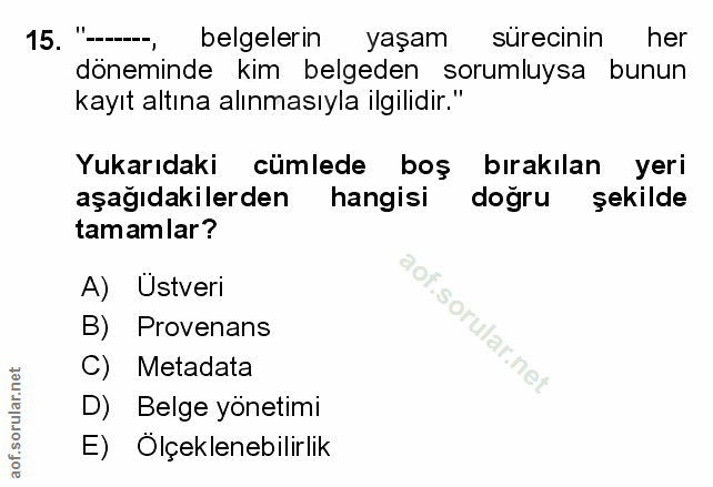 Soru 15