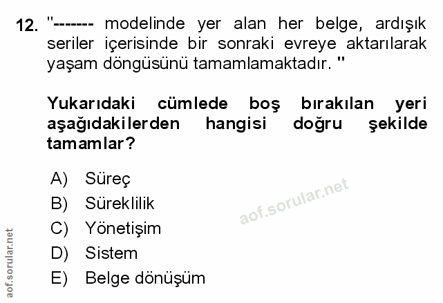 Soru 12
