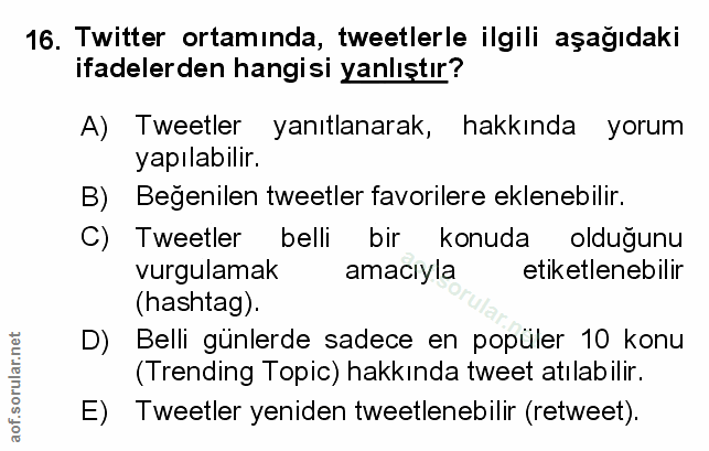 Soru 16