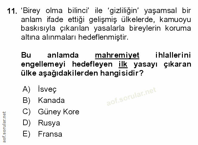 Soru 11