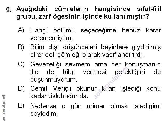 Soru 6