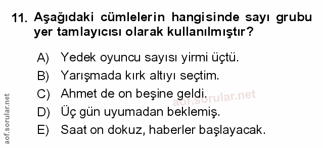 Soru 11