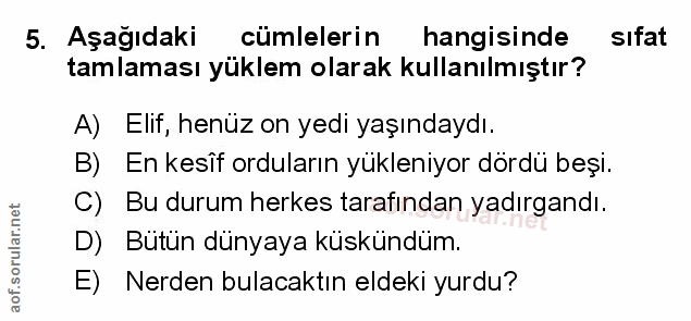 Soru 5