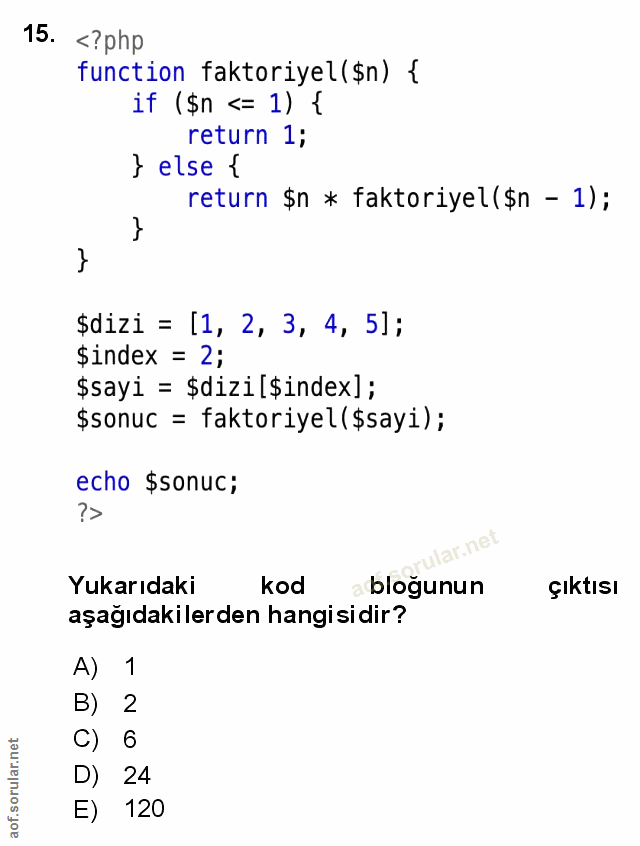Soru 15