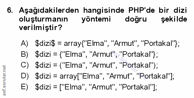 Soru 6