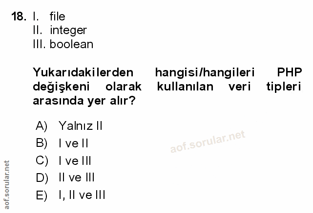 Soru 18
