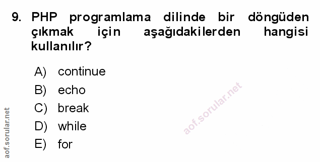 Soru 9