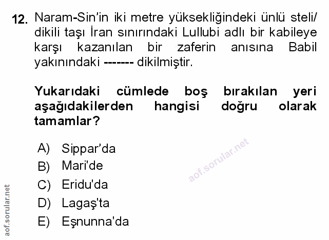 Soru 12