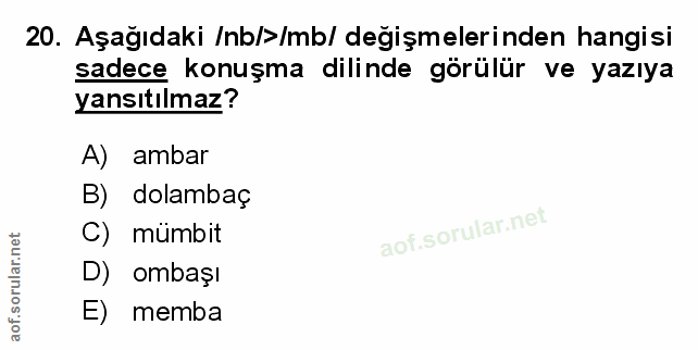 Soru 20